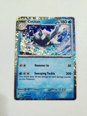 Cetitan - 2023 McDonalds Pokemon Promo Holo