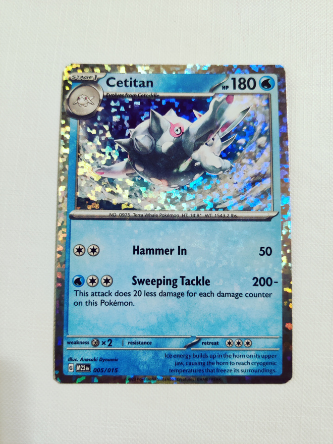 Cetitan - 2023 McDonalds Pokemon Promo Holo