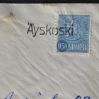 Pp-leima ÄYSKOSKI 1970 heikkokuntoisella kirj - pikkukuva 2