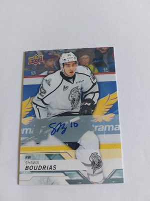 2018-19 Upper Deck CHL Autographs #44 Shawn Boudrias