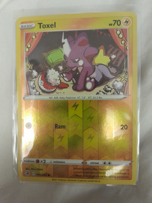 Toxel [Reverse Holo] #105 Pokemon Fusion Strike card