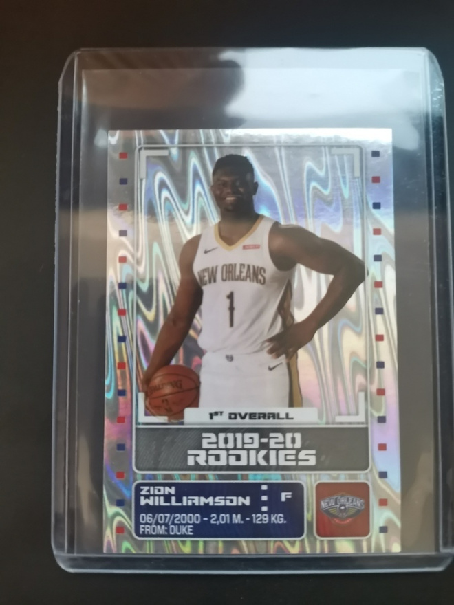 2019-20 Panini NBA sticker #443 Zion Williamson rookie