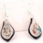 + 442 ..Käsintehty Kauniit Lampwork Taidelasi .. Korvakorut - pikkukuva 4