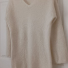 Valkoinen mohair villaneule koko S/M )ovh 149€ - pikkukuva 1