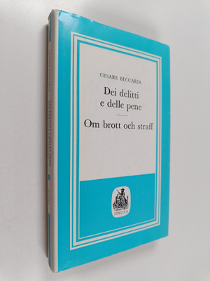 Cesario da Beca Ria : Dei delitti e delle pene - Om brott...