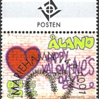 Ål 2001 Ystävänpäivä 3,20 mk välilöpari logo EPL LaPe 190 - pikkukuva 1