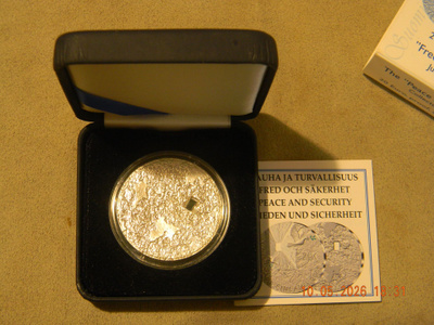 2009 Rauha ja turvallisuus, hopearaha 20 €