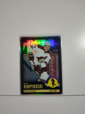 2012-13 O-Pee-Chee Black Rainbow #153 Lauri Korpikoski SN100