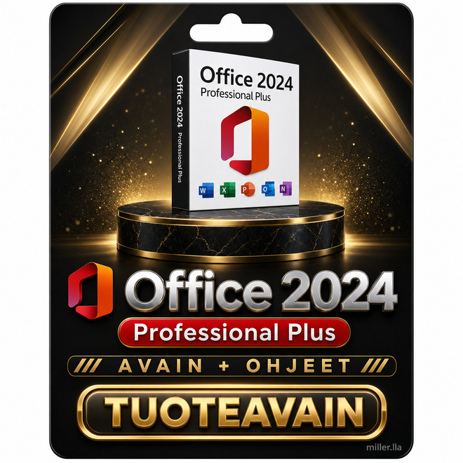 Office 2024 Professional Plus lisenssi digitaalinen toimitus