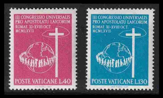 Vatikaani 531-2 ** Maallikkoapostolaatin maailmankongressi (