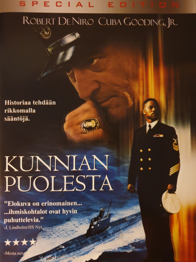 Kunnian puolesta DVD (Robert De Niro)