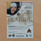 2023-24 SP Authentic Matias Maccelli Limited Auto - pikkukuva 2