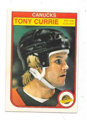 1982-83 OPC #341 Tony Currie , Vancouver Canucks