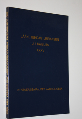 Lääketehdas Leiraksen julkaisuja XXXV : XXV luentopäivät ...