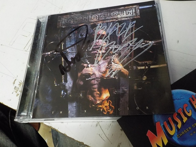 IRON MAIDEN - THE X FACTOR CD BLAZEN JA NICON NIMMAREILLA