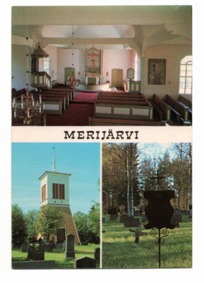 Merijärvi:  kirkko sisältä ym