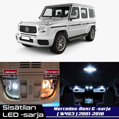 Mercedes-Benz G (W463) Sisätilan LED-sarja 18-os