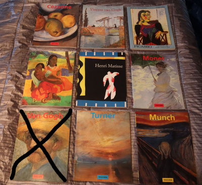TASCHEN taidekirjat 8 kpl