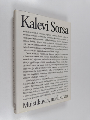 Kalevi Sorsa : Muistikuvia, mielikuvia (signeerattu)