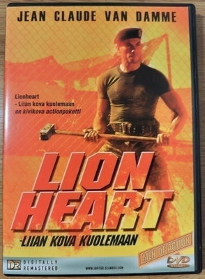 LIONHEART - Liian kova kuolemaan (1990) SUOMIJULKAISU —K18—