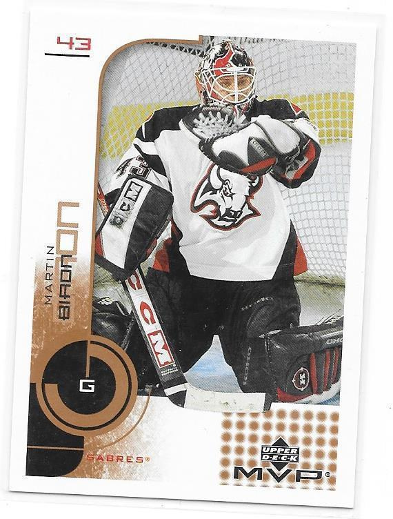 2002-03 Upper Deck MVP #24 Martin Biron Buffalo Sabres MV