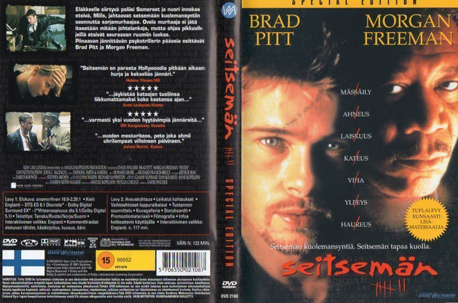 Seitsemän	(4 575)	K	-FI-	DVD	suomik.	(2)	brad pitt	1994	2 dv