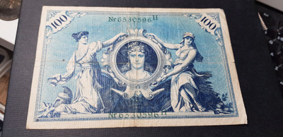 100 mk saksa 1908 kl 4