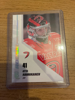 Otto Hannikainen JYP blueline series2 rookie holofoil /40