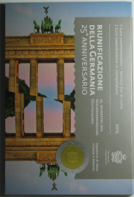 2015 San Marino 2 euro juhlaraha 25v Saksan Yhdistyminen