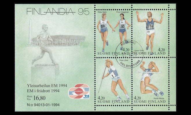 1246-9BL12 o Finlandia Yleisurheilu (1994)