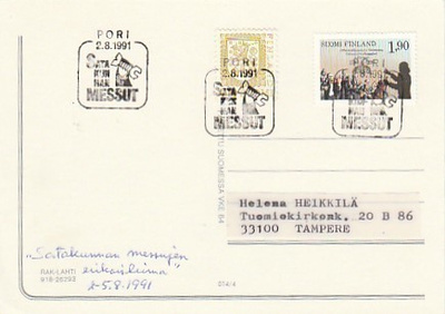 ERIKOISLEIMA , Satakunnan Messut, Pori 2.8.1991
