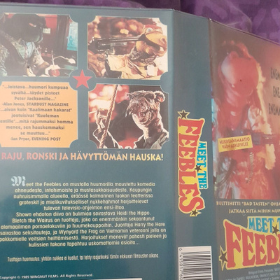Meet the feebles vhs,peter jackson