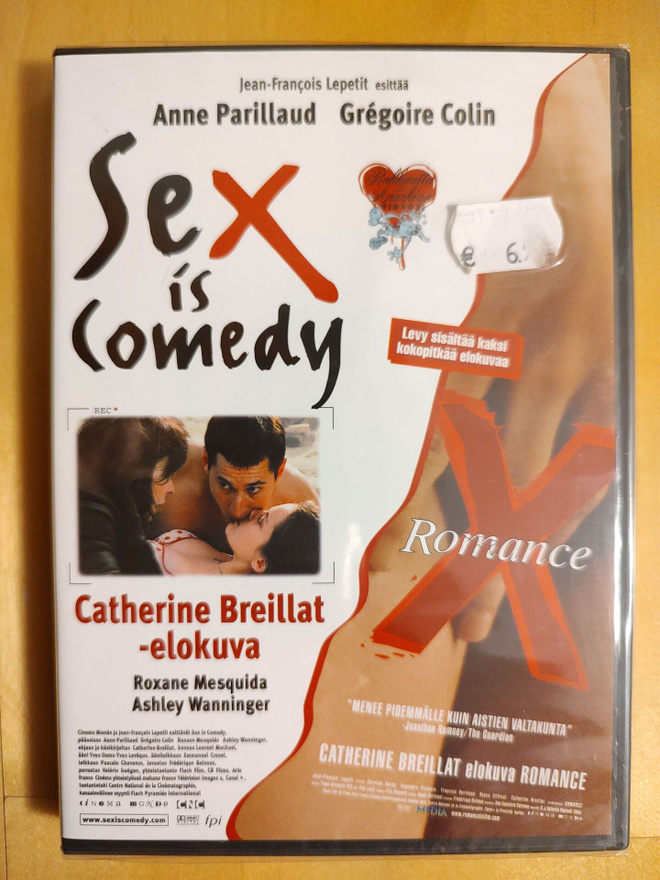 Sex Is Comedy / Romance X DVD (muoveissa)