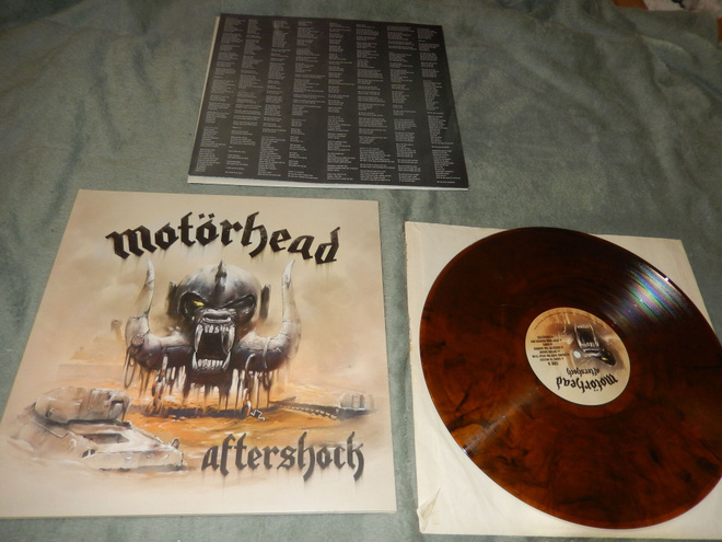 Motörhead - Aftershock amber marbled vinyyli