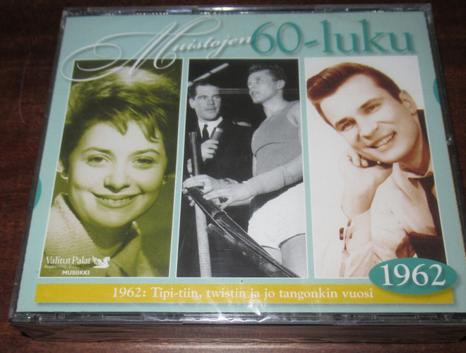 Muistojen 60-luku 1962 3cd box UUSI