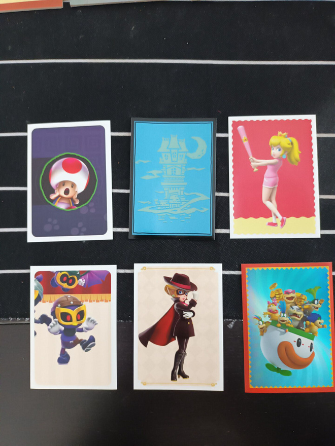 Panini Super Mario -tarrat, 6 kpl