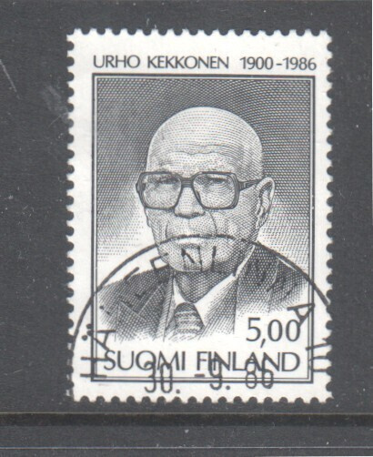 1986 5 mk kekkonen loistoleimalla.