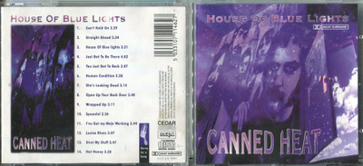 CANNED HEAT . CD-LEVY . HOUSE OF BLUE LIGHTS