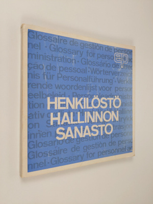 Henkilöstöhallinnon sanasto = Glossario della direzione d...