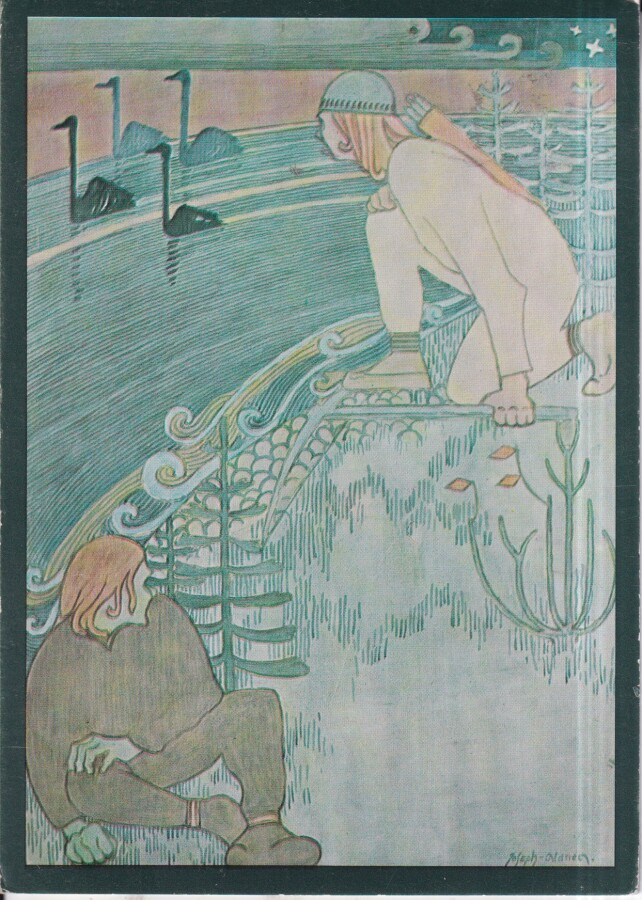 Kalevala. Joseph Alanen, Tuonelan joutsenet .  e205