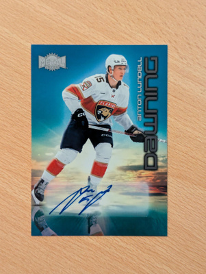 2024-25 Metal Anton Lundell Dawning Autograph