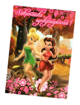 DISNEY °°Satumaista syntymäpäivää!°° -KORTTI /Fairies