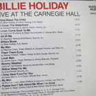 Billie Holiday: Live At The Carnegie Hall CD - pikkukuva 2