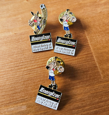 Energizer-pinssejä, Jalkapallon MM 1994 - 3 kpl