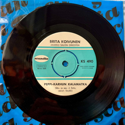 Brita Koivunen/Vieno Kekkonen;Peppi-Karhu/Kapteeni Kalle 7"