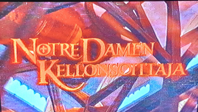 NOTRE DAMEN KELLONSOITTAJA VHS WALT DISNEY