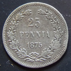 1875 25 penniä - pikkukuva 1