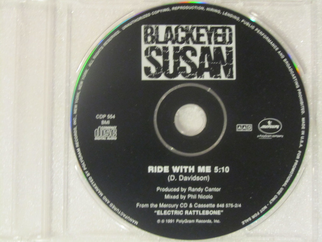 Blackeyed Susan • Ride With Me PROMO CD-Single