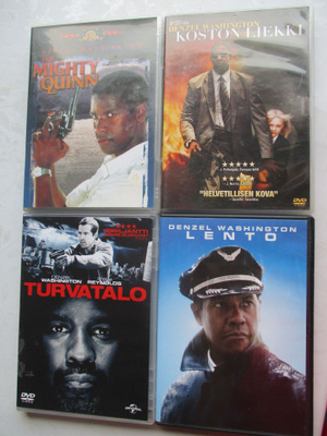 DENZEL WASHINGTON :  4 KPL DVD ELOKUVAA