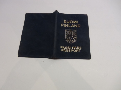 SUOMI FINLAND PASSIN KANNET - VANHAT SINISET